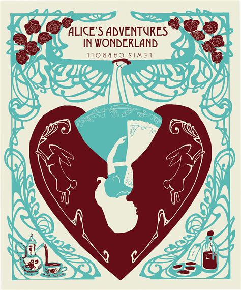 Alice S Adventures In Wonderland Book Cover On Behance