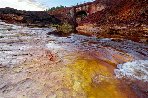 Rio Tinto River In Spain Stock Photo Image Of Industrial