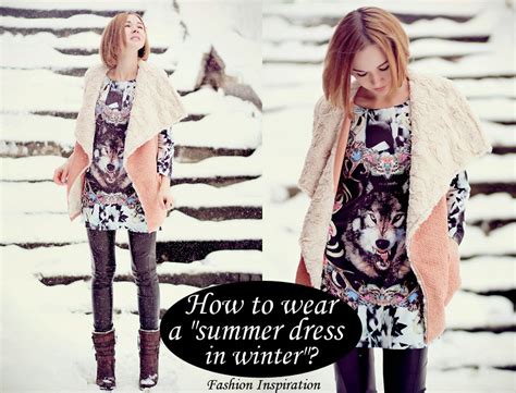 How To Wear A Summer Dress In Winter С чем носить летние платья зимой Shine Of Style