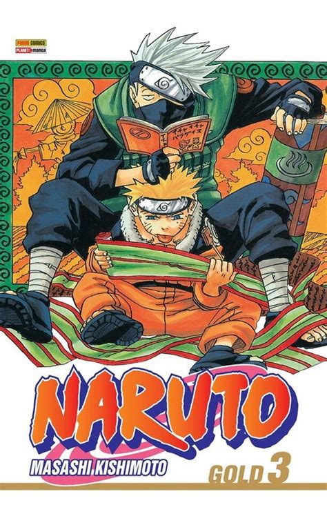 Naruto Gold 3 Relançamento Mangá Panini Star Comics