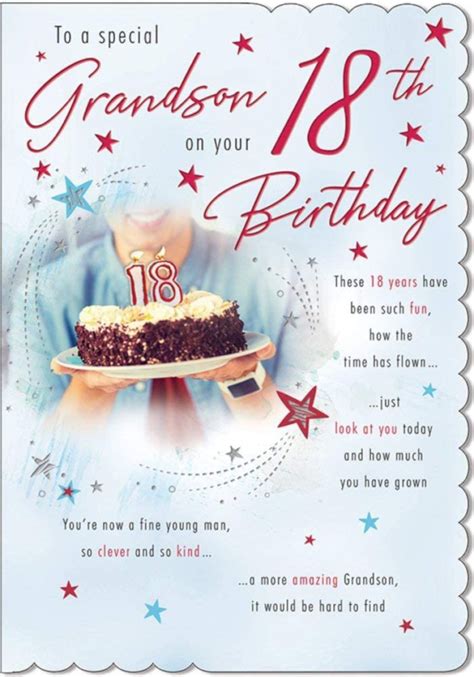 Special Grandson 18th Birthday Card Piccadilly Cardspark