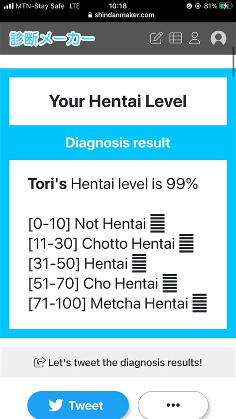 Hiragananinja 🇯🇵🥷 On Twitter I Made A New Test To Check Hentai Level Wow 92😂 →