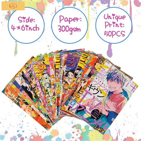 Pcs Anime Magazine Covers Aesthetic Wall Collage Kit Manga Art The