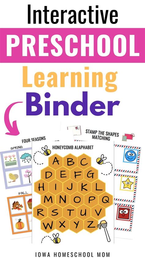 Free Preschool Learning Binder Printables Printable Templates