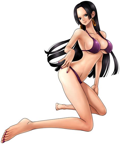 Boa Hancock One Piece Tagme Girl Bikini Black Hair Blush Sexiezpicz