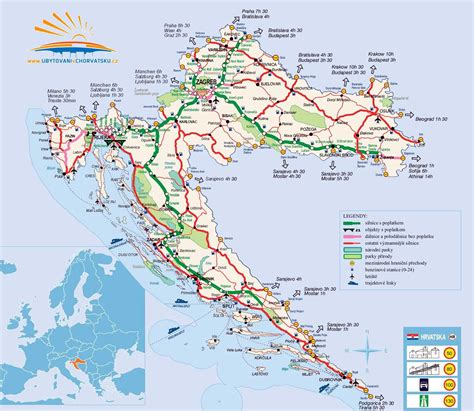 There are three distinct areas of croatia: Mapas Imprimidos de Croacia con Posibilidad de Descargar