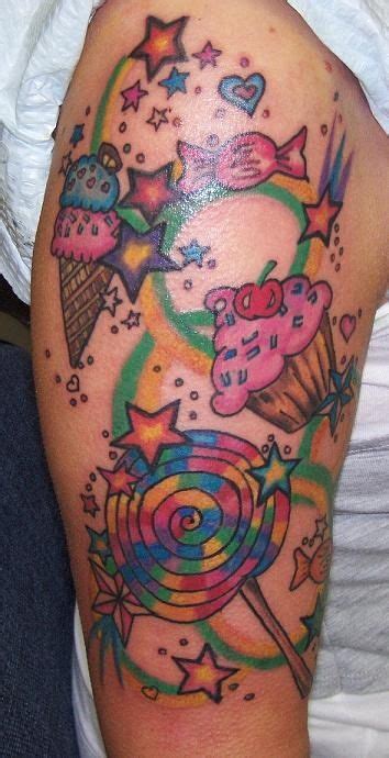 Sweets And Treats Tattoo Bright Tattoos Girly Tattoos Dope Tattoos