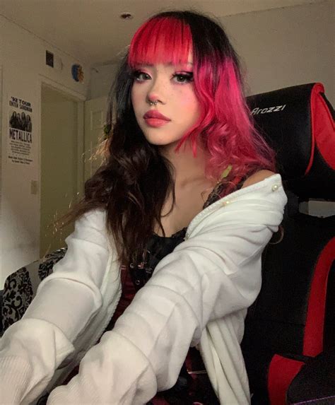 Lina On Twitter Pink Hair Dye Red Hair Inspo Split Dyed Hair