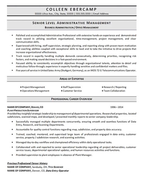 Resume objectives are an essential part of your resume. Business Administration Resume Example