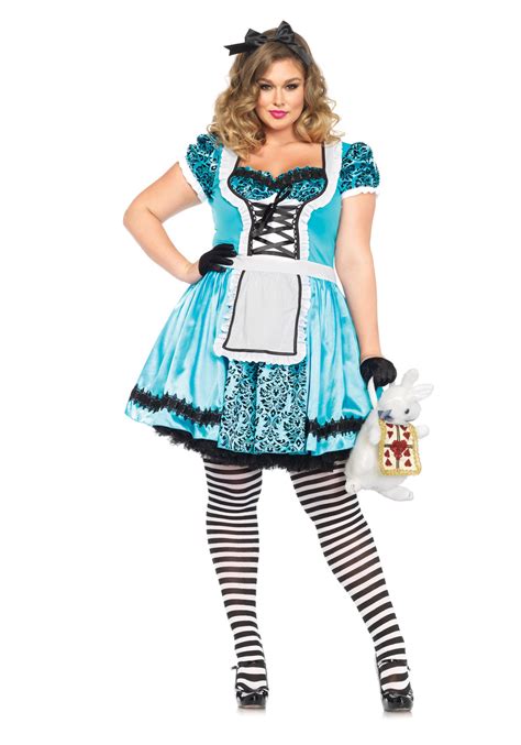 Plus Size Looking Glass Alice Costume