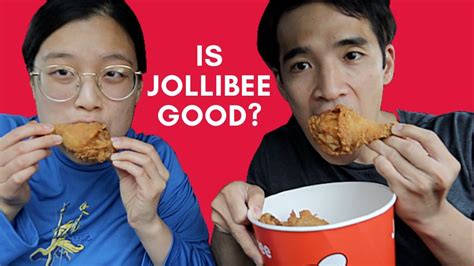 Trying Jollibee For The First Time Filipino Fast Food Youtube