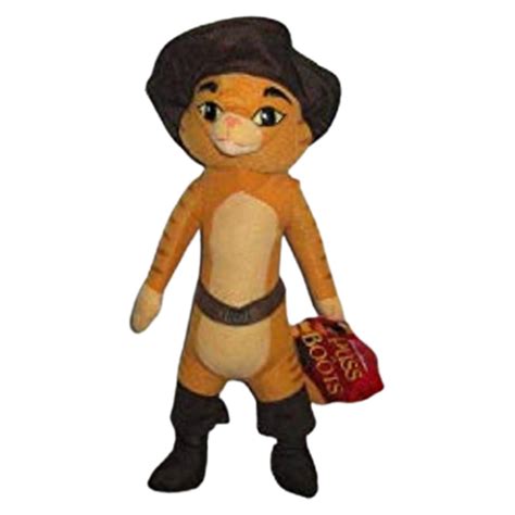 Dreamworks Puss In Boots Plush Toy Brown 15inch Wholesale Tradeling