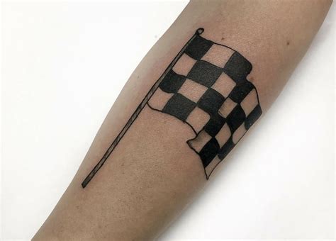 101 Best Race Flag Tattoo Ideas That Will Blow Your Mind Outsons