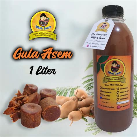 Gula Asem Mbok Jamu Liter Lazada Indonesia