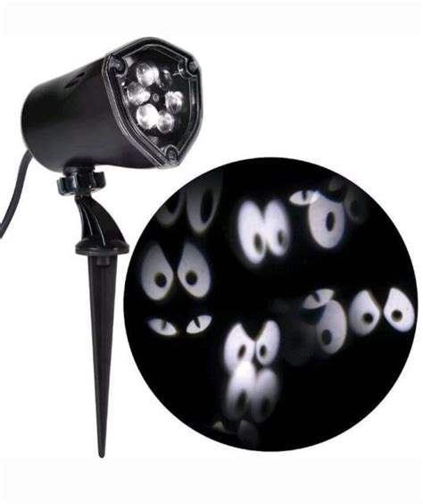 Halloween Spooky Eyes Led Lightshow Projection Whirl A Motion White New