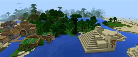 Huge Jungle Seed Minecraft Pe Massive Minecraft Pe Jungle