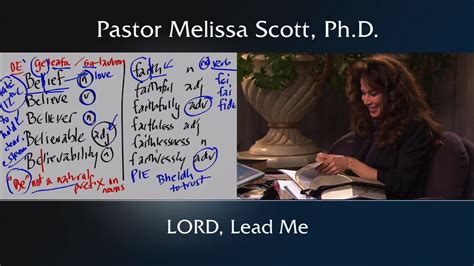 Lord Lead Me By Pastor Melissa Scott Ph D Youtube