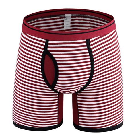 Hot Sell Quality New Brands Fashion Sexy Mr Underwear Mens Long Boxer Shorts Cotton Male