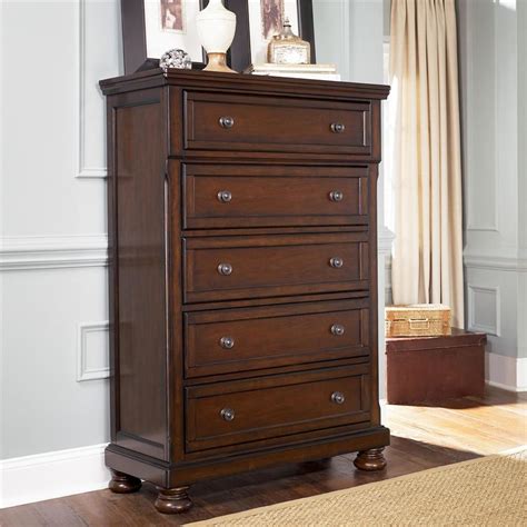 Ashley furniture's porter b697 bed room combination customers that opt for the porter home furnishings never have given a second thought to the. Porter 5 Drawer Chest by Ashley Furniture | Furniture, 5 ...