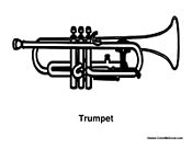 Trumpet coloring pages are a fun way for kids of all ages to develop creativity, focus, motor skills and color recognition. Trumpet Coloring Pages