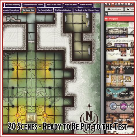 Elven Tower Dungeon Map Pack 3 Foundry Hub