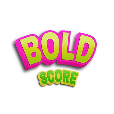 Bold Text Design Png Vector Psd And Clipart With Transparent
