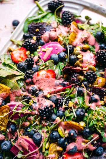 Order meals and grocery essentials. Roasted Beet and Berry Salad (Vegan) | Crowded Kitchen