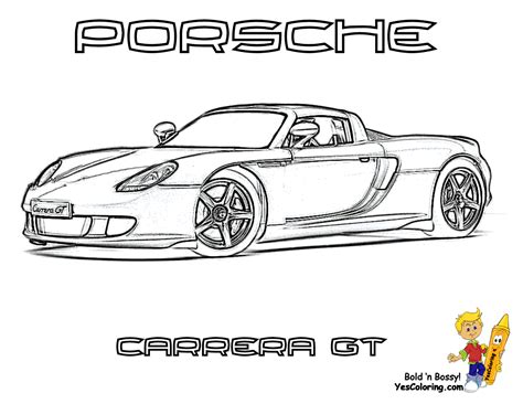 Coloring Pages Porsche - Coloring Home