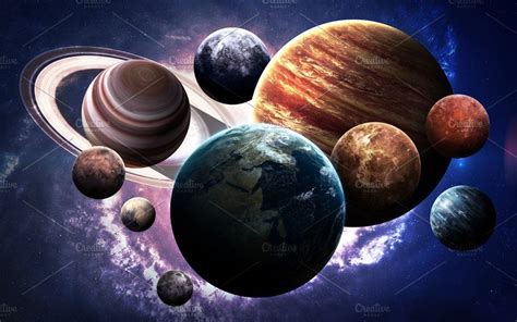 High Resolution Images Presents Planets Of The Solar System This Image