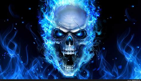 Blue Skull Hd Wallpapers Top Free Blue Skull Hd Backgrounds