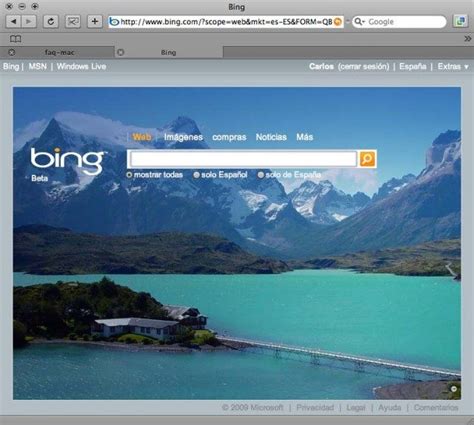 Un Paseo Por Bing El Buscador De Microsoft Faq Mac