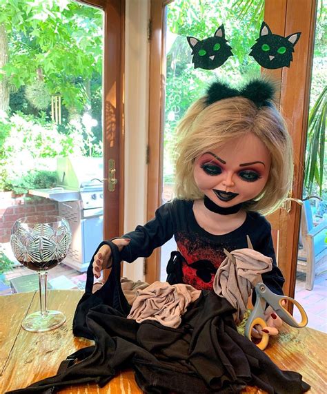 Jennifer Tilly On Instagram Tiffany Is Very Excited About Halloween