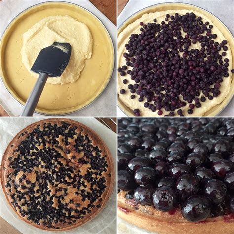 Tarte aux myrtilles crème damande