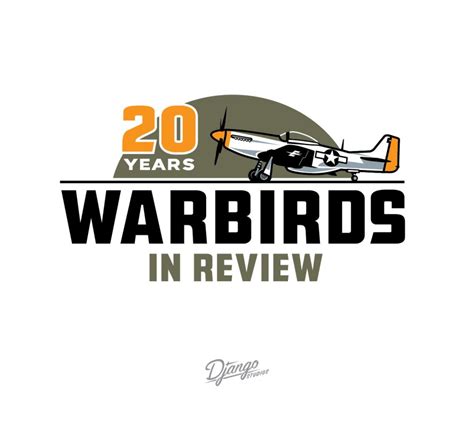20th Anniversary Warbirds In Review Logo Gearhead Driven Design