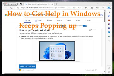How To Get Help In Windows 1110 Keeps Popping Up Try 5 Ways Minitool