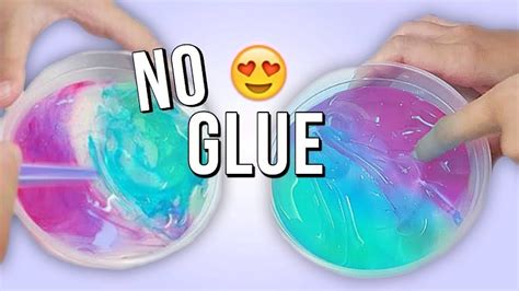 SLIME WITHOUT GLUE 5 Easy DIY Slimes WITHOUT GLUE Testing NO GLUE