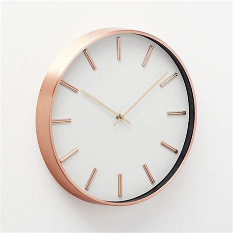 Copper O Clock Wall Clock Wall Clock Copper Clock
