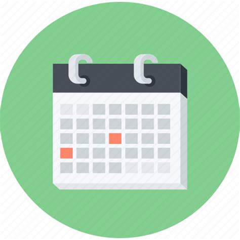Calendar Celebration Event Events Flat Design Holiday Round Icon