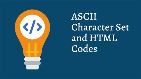 Ascii Character Set And Html Codes Tech Fry