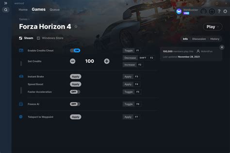 Forza Horizon 4 Cheats And Trainer For Steam Trainers Wemod Community