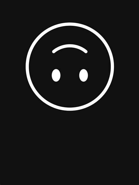 Upside Down Smile Emoticon Emoji T Shirt By Nonaglyph Redbubble