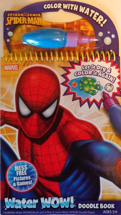 Spider Man Water Wow Doodle Book Giddy Up 2008 In Comics And Books