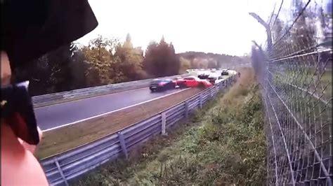 Massive Crash At Nurburgring Video