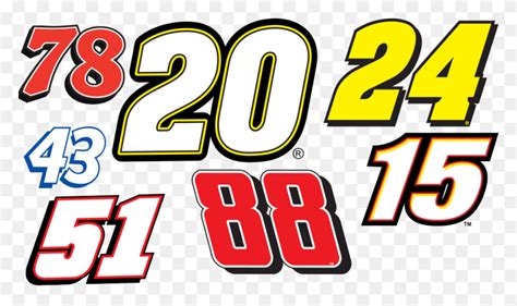 Race Car Number Clipart Race Car Numbers Clipartrace Track Numbers
