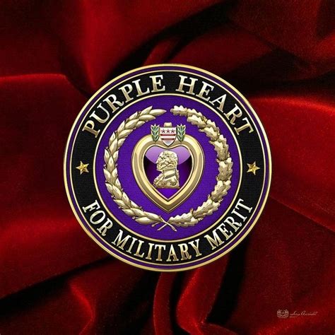 3d Purple Hart Pin Purple Heart Purple Purple Heart Recipients