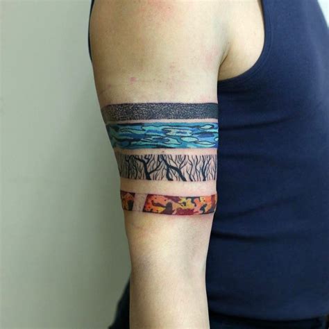 Four elements tattoo by mouse | seattle ink & oil (with. 4 elements | Elements tattoo, Tattoos, Arm band tattoo