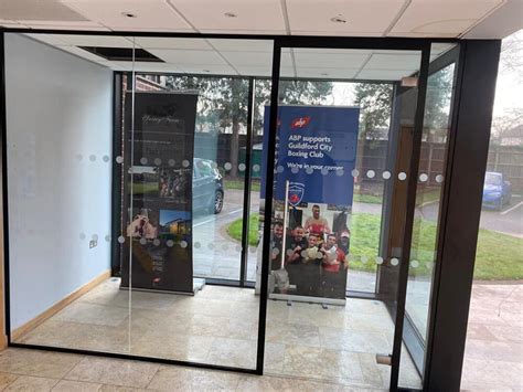 acoustic glass partitioning in london glass partitioning uk