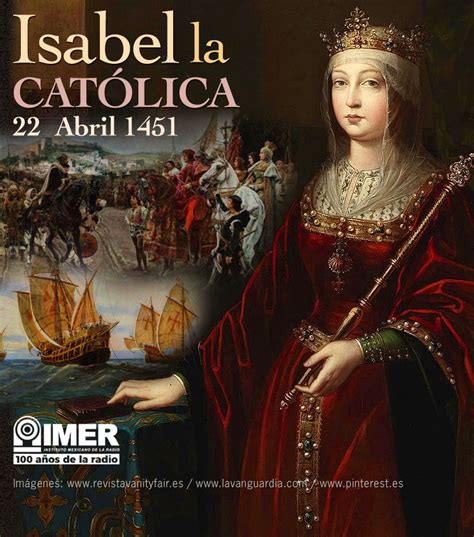 22 De Abril De 1451 Nace Isabel La Católica Reina De España Imer