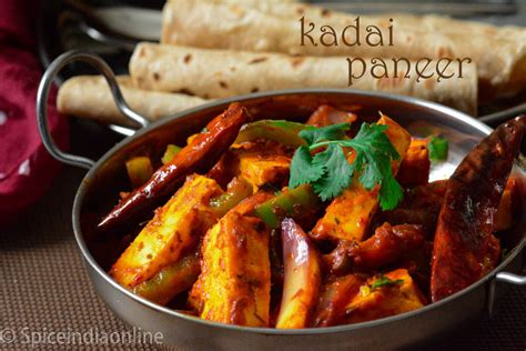 Kadai Paneer Recipe Restaurant Style Kadai Paneer — Spiceindiaonline