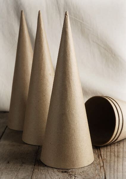 paper mache cones